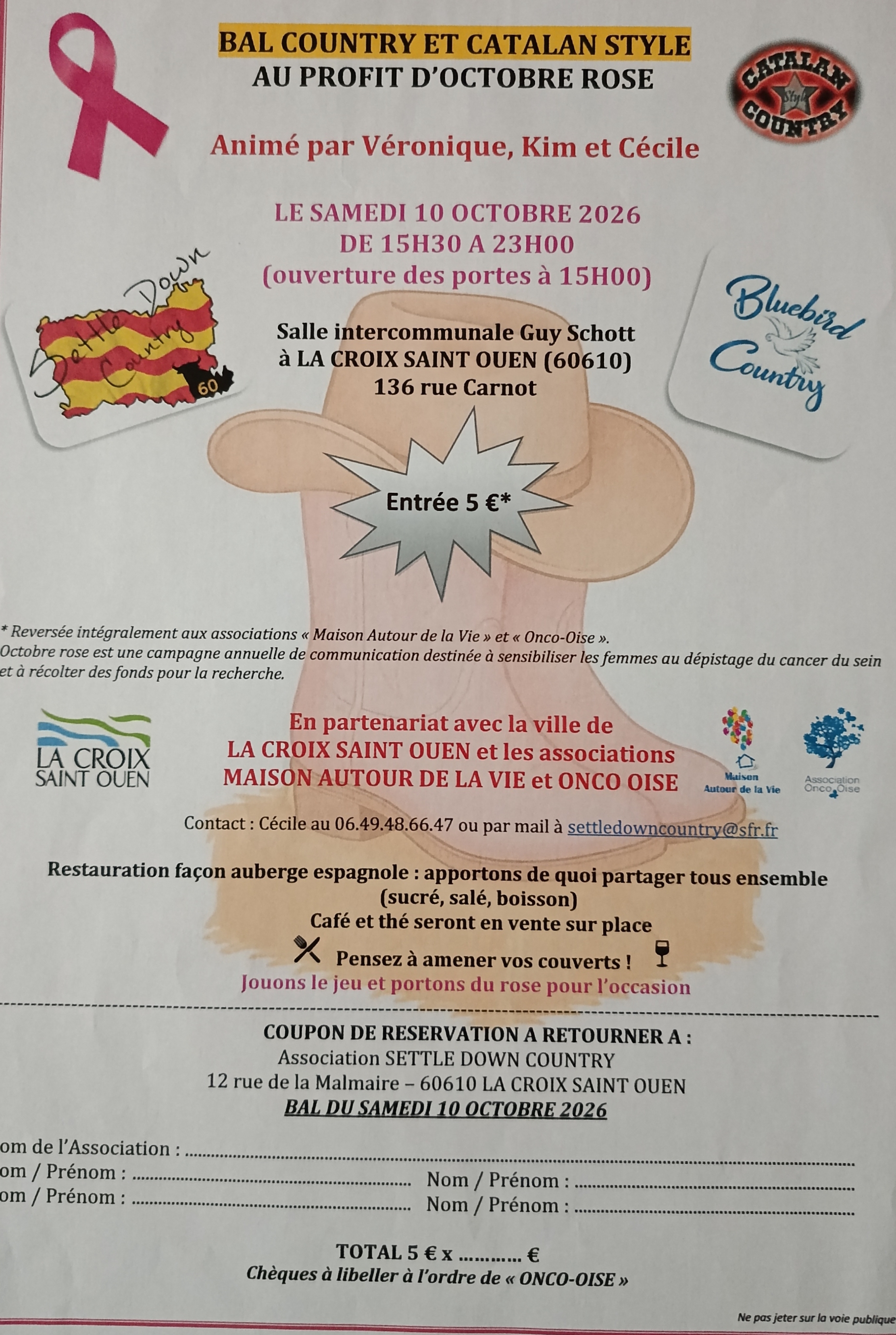 Bal country et catalan style — 60610 La croix saint ouen (10/10/2026)