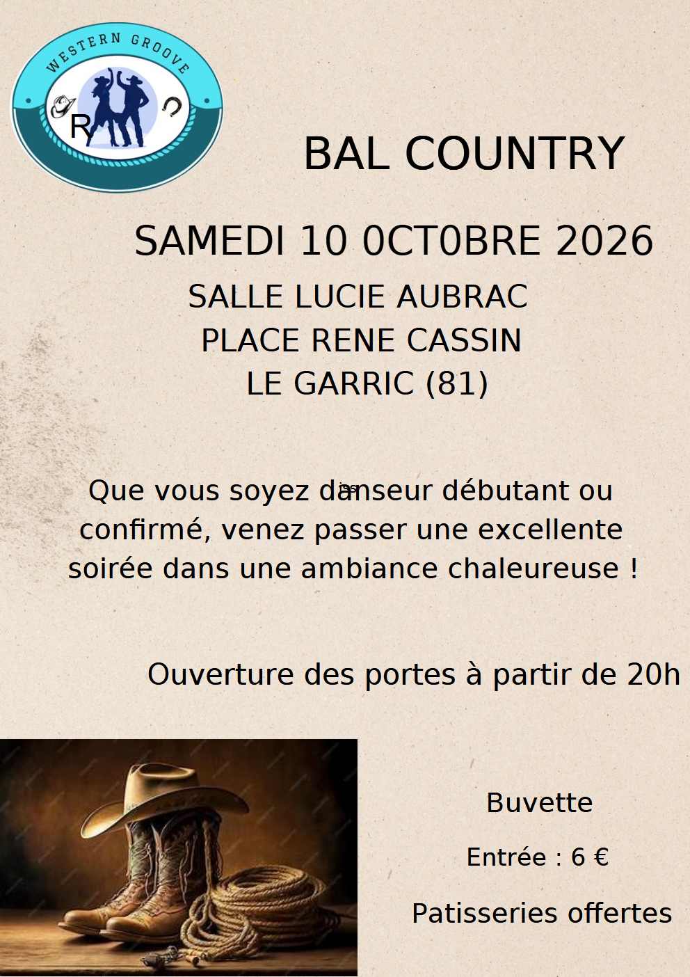 Affiche country — 81450 (10/10/2026)