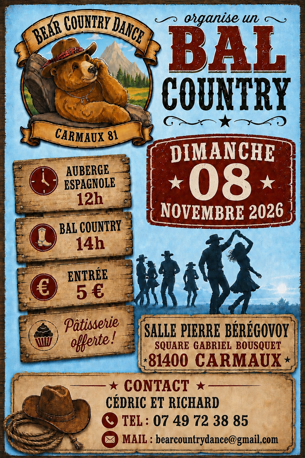 Affiche country — 81400 (08/11/2026)