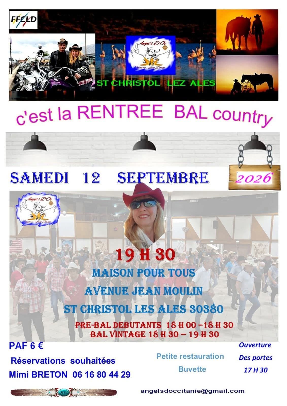 Bal de la rentrée — 30380 St Christol Lez Alès (12/09/2026)