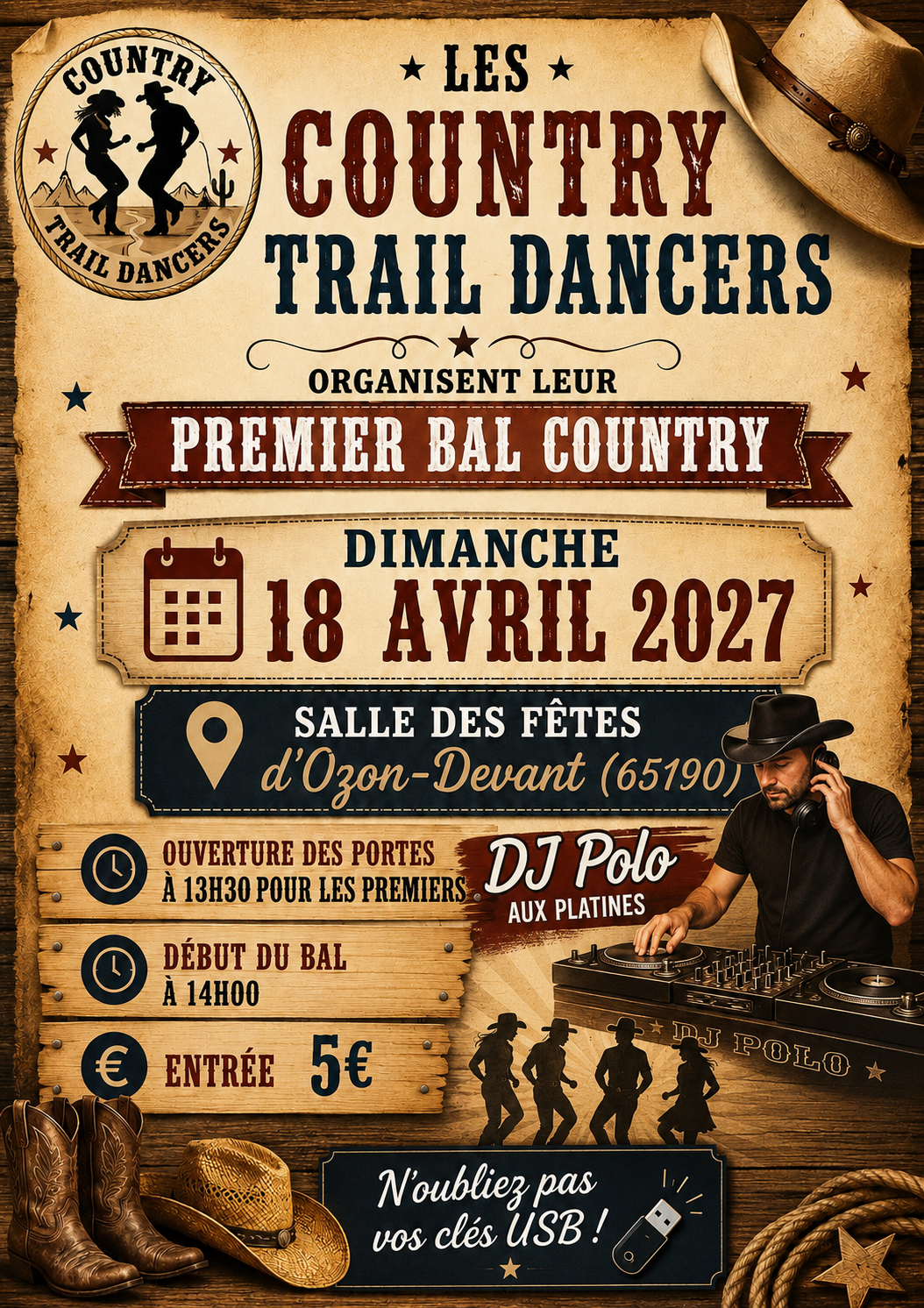 Affiche country — 65190 (18/04/2027)