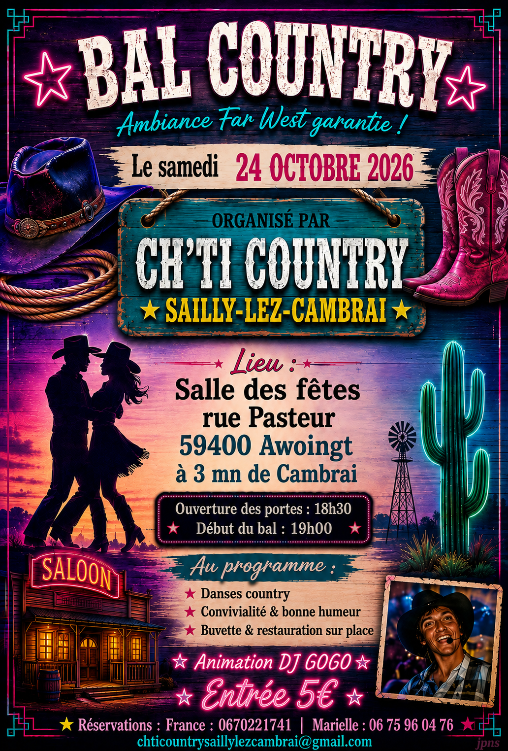 Affiche country — 59400 (24/10/2026)