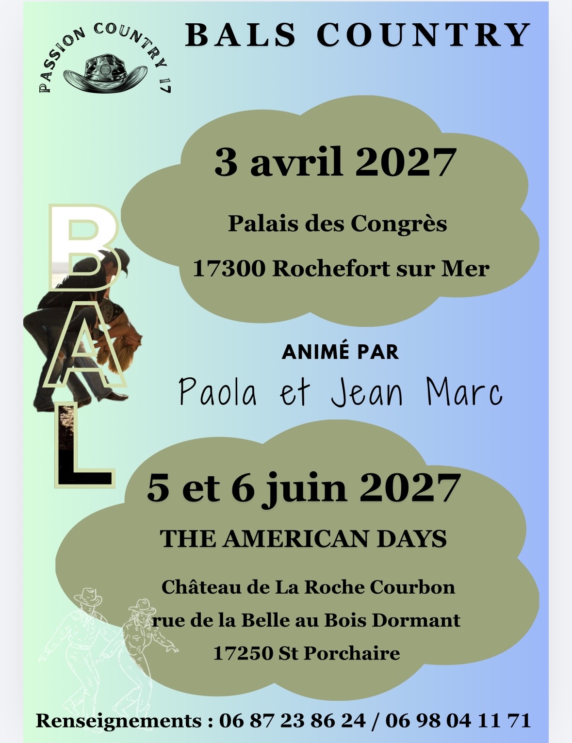 Affiche country — 17300 (03/04/2027)